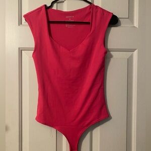 Pink Body suit , Amazon , Size Small